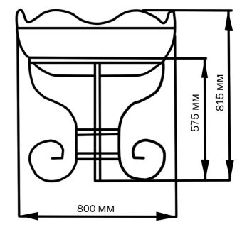 Цветочница одиночная-800